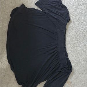 american eagle off the shoulder top keyhole back